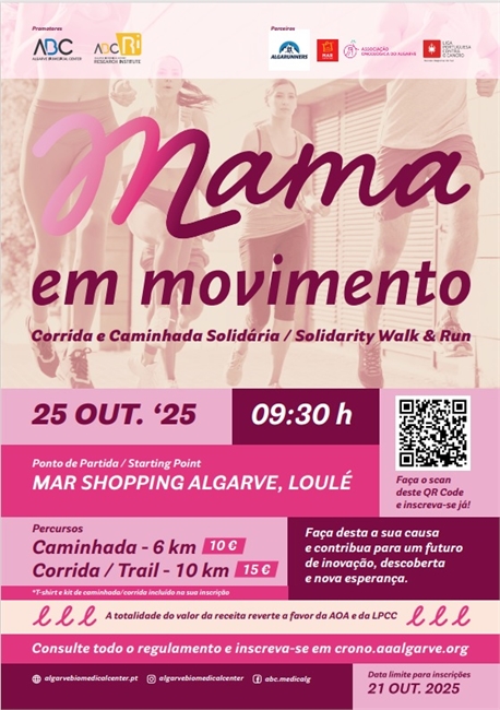 MAMA EM MOVIMENTO - TRAIL/CAMINHADA SOLIDÁRIA 2025 