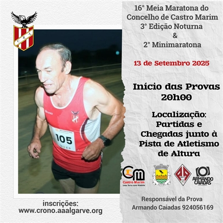 16º MEIA MARATONA DO CONCELHO DE CASTRO MARIM
