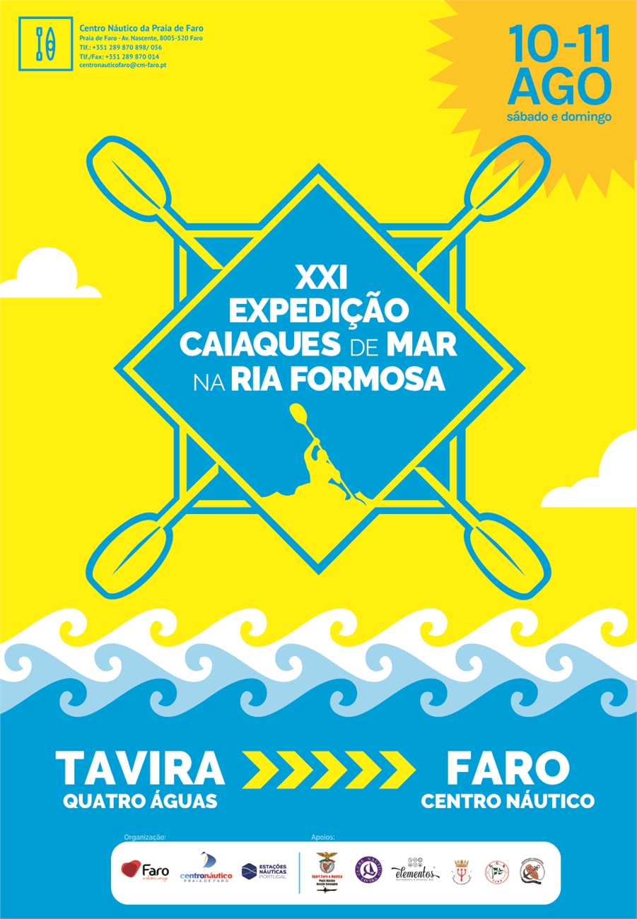 Expedição Ria Formosa em Caiaque  Tavira – Praia de Faro 