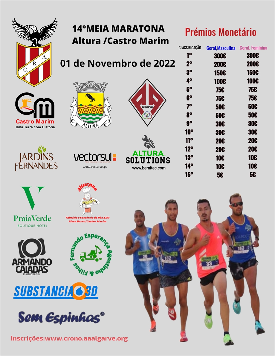 14.ª Meia Maratona do Concelho de Castro Marim - 2022