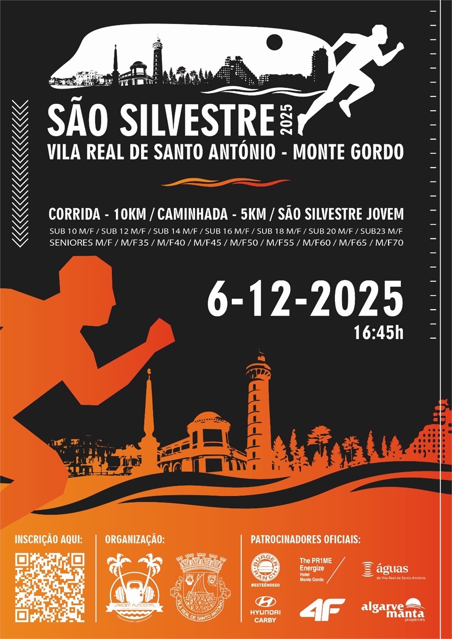 São Silvestre de Vila Real de Sto. António - Monte Gordo 2025