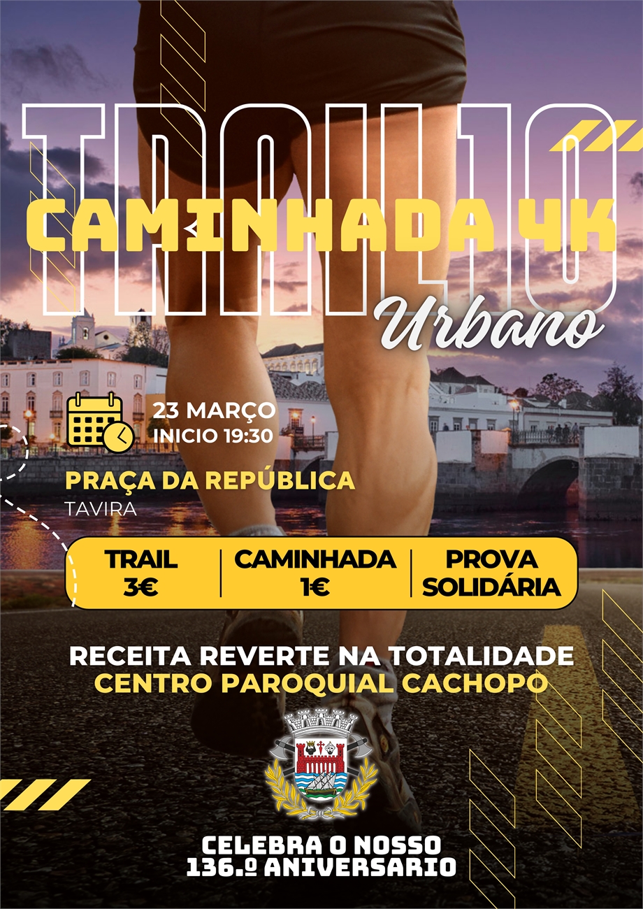 I “TRAIL” URBANO BOMBEIROS TAVIRA