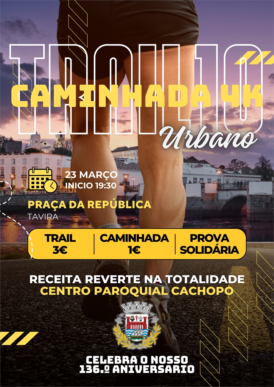 I “TRAIL” URBANO BOMBEIROS TAVIRA