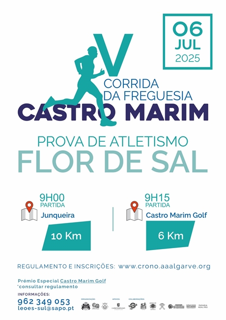 V CORRIDA DA FREGUESIA DE CASTRO MARIM FLOR DO SAL
