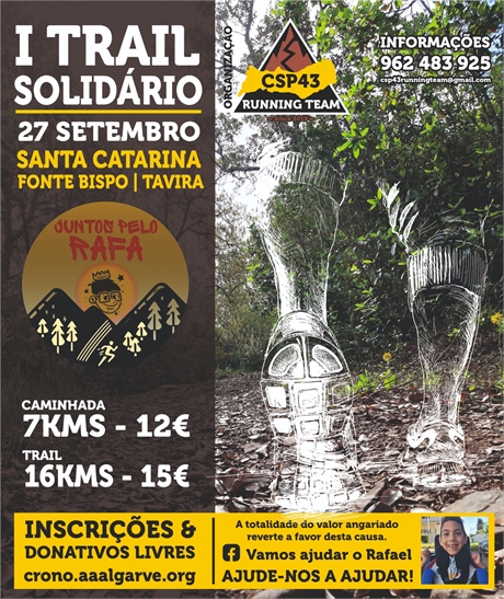 JUNTOS PELO RAFA – TRAIL SOLIDÁRIO