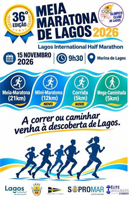 36ªMeia-Maratona de Lagos 2026